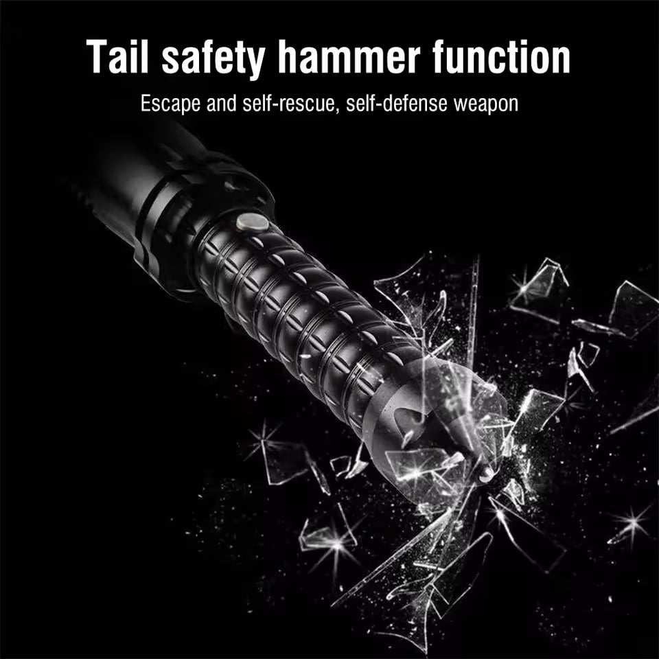 🔥Holiday Sale 50%🔥Super-bright LED self-defense flashlight