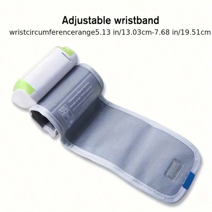 Digital Wrist Blood Pressure Monitor – LCD Screen, Voice, Portable Case