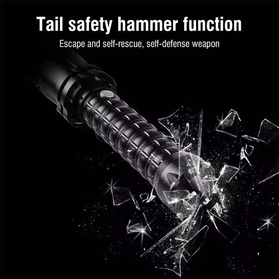 🔥Holiday Sale 50%🔥Super-bright LED self-defense flashlight