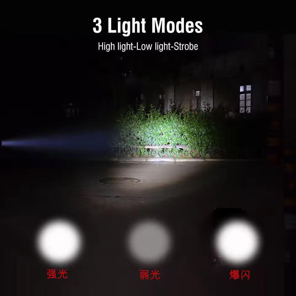 🔥Holiday Sale 50%🔥Super-bright LED self-defense flashlight