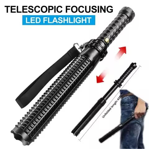 🔥Holiday Sale 50%🔥Super-bright LED self-defense flashlight