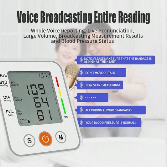 🎯Save 50%🎯- Digital Arm Blood Pressure Monitor Easy Home