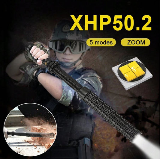 🔥Holiday Sale 50%🔥Super-bright LED self-defense flashlight